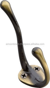 Aluminium Bathroom Antique Bronze Finished Door <b>Hook</b> Wall Mounted Holder Decorative Black Wall Mount <b>Coat</b> <b>Hooks</b> - Product Image 3