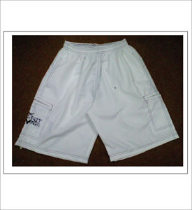 กางเกงขาสั้นไมโครซอฟต์บอลที่กำหนดเองพร้อมสีที่กำหนดเองและโลโก้ - Product Image 1