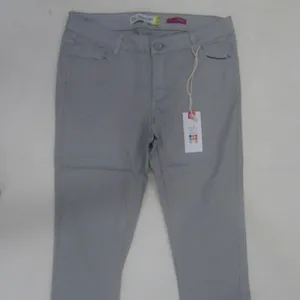 Pantalones Casuales de Sarga de Algodón para Mujer de Bangladesh, Temporada de Primavera, Material Mixto, Ropa de Marca en Stock - Product Image 1