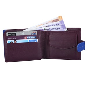 Direct Factory Supply Men's Genuine Leather <b>Wallet</b> with Multiple Card Slots and Elegant Finish Available For Sale - Product Image 2