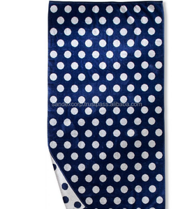 Última Nueva Llegada Mejor Calidad Impreso Polka Dot Toalla de Playa 100% Algodón Golf Toalla de Playa al Precio Más Bajo Al Por Mayor En La India - Product Image 1