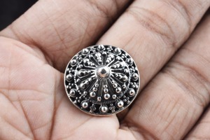 Bague en argent Sterling 925 oxydé en forme de cabane élégante, fabricant de bijoux indiens, bijoux en argent Offre Spéciale - Product Image 4