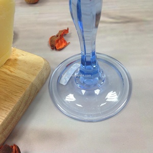 [Holar] Taiwan Made 6Oz Mediterranean Blue Unbreakable Reusable Shatterproof <b>Plastic</b> Champagne Flute - Product Image 6