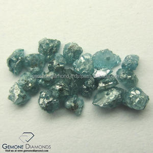 Natural Greenish <b>Blue</b> Rough Diamond Drilled <b>Beads</b> for Sale 2 to 4 mm Size Uncut Diamond <b>Beads</b> - Product Image 4