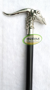 Best Quality and Hand Carved <b>Vintage</b> Style / Wooden Foldable Walking <b>Stick</b> / Walking Cane with Designer Horse Handle - Product Image 2