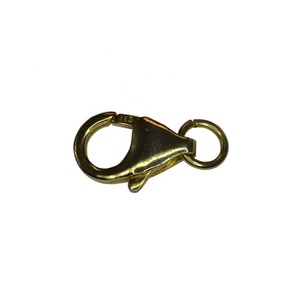 Fermoir plaqué or en argent sterling Fishook Vente en gros - Product Image 1