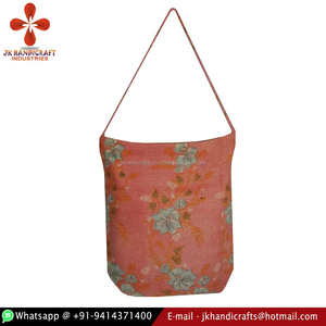 Produit Indien Coton Imprimé Sari Designer Kantha Sac - Product Image 1
