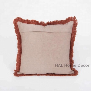 Fundas de Cojín 100% Algodón al por Mayor, Funda de Almohada Geométrica Decorativa Bordada - Product Image 2