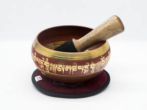 Ensemble de bol chantant tibétain antique martelé à la main en Bronze bol de guérison sonore méditation Yoga Kit artisanat en métal - Product Image 6