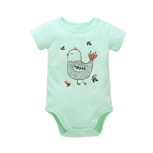 Pelele de algodón orgánico para bebé, traje a precio de venta al por mayor - Product Image 1