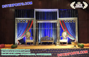 Blazing Western scène de mariage thème occidental scène de mariage décorations de scène de mariage asiatique vente britannique - Product Image 5