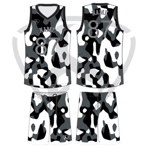 Équipe en gros meilleur prix uniforme de basket-ball impression par sublimation de haute qualité nouveau design uniforme de basket-ball - Product Image 3