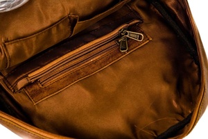 Mochila Unisex de Primera Calidad para Viajeros Aventureros, con Logotipo Personalizado, 100% Cuero Genuino, Cierre de Cremallera, Estilo Moderno 2026 - Product Image 5