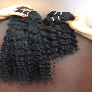 100% naturel indien vierge cheveux humains bruts non transformés simple dessiné Double trame Machine trame perruque avec boucle Style pour le tressage - Product Image 6