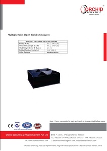 Appareil à champ ouvert pour les souris et les rats Équipement de recherche comportementale pour étudier l'activité locomotrice et l'anxiété en laboratoire - Product Image 2