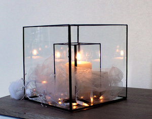 เชิงเทียนเหล็กสีดำงานแฮนด์เมดสำหรับงานแต่งงาน ดีไซน์ใหม่จาก Tlt Collection - Product Image 1