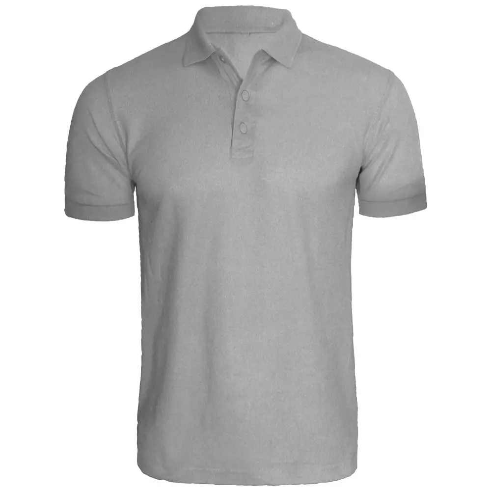 Polo classique à manches courtes pour homme, haut uni, décontracté, sport, travail