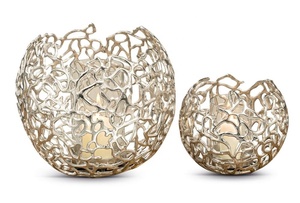 Christmas Indoor & Outdoor Decoration Metal Tea Light Votive Candle Holder & Bowl Elegant Indoor & Outdoor Christmas <b>Ornament</b> - Product Image 6