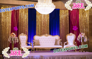 Sofá de escenario con estilo de Hollywood, bonito sofá de escenario de diseño moderno - Product Image 2