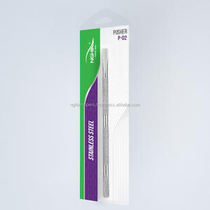 Ensemble manucure et pédicure en acier inoxydable de marque Nghia avec poussoir à ongles et outil de beauté à l'intérieur de la boîte élégante - Product Image 4