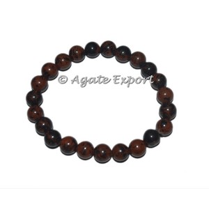 Gemstone Mahagoni Brown Obsidian <b>Bracelets</b> - Product Image 1