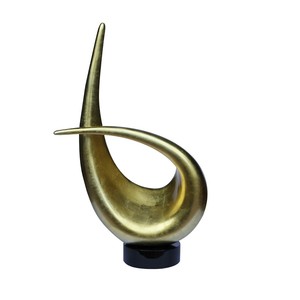 Lacquer Sculpture Quality Eco-friendly Handcrafted Vietnam in Red & Gold Silver Leaf Home Decoration Nautical Viet Nam - Product Image 3