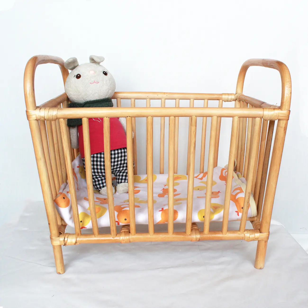 Оптовая продажа, популярная ротанговая кроватка Bassines, кукла, мебель, игрушка для детей