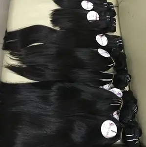 Extension de cheveux brésiliens naturels lisses — ali queen, qualité 8A, couleur naturelle, vente en gros