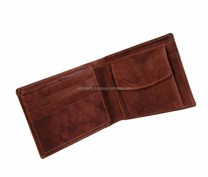 กระเป๋าสตางค์ RFID แบบเปิดสั้นหนังแท้ของผู้ชายมีกระเป๋าใส่บัตรหลายช่องและกระเป๋าใส่เหรียญ2023 - Product Image 1