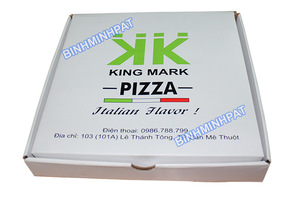 Caja de embalaje de Pizza, embalaje de Pizza de 9, 10, 11, 12, 14 y 18 pulgadas, de papel corrugado reutilizable, entrega - Product Image 4