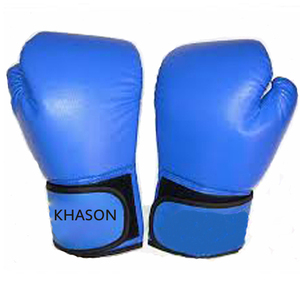 Venta al por mayor KHASON Modelo 3026 Guantes de Boxeo Profesionales Personalizados de Cuero de Vaca para Cierre Logo Diseñado para Entrenamiento - Product Image 1