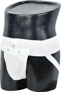Men's Cotton <b>Athletic</b> <b>Supporter</b> Groin Guard Martial Arts Wear Medium Waist White Comfortable - Product Image 2