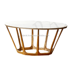 โต๊ะกาแฟกลม/โต๊ะกลางหินอ่อน/โต๊ะโซฟา - Product Image 1