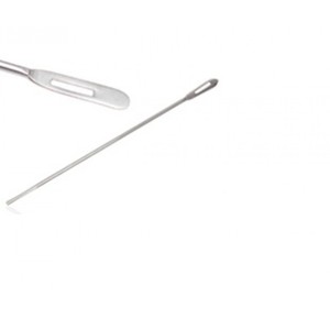 Silver <strong>probe</strong> with eye <strong>11.5cm</strong> the basis of <strong>surgical</strong> instruments Mahersi General Instruments class i - Product Image 1