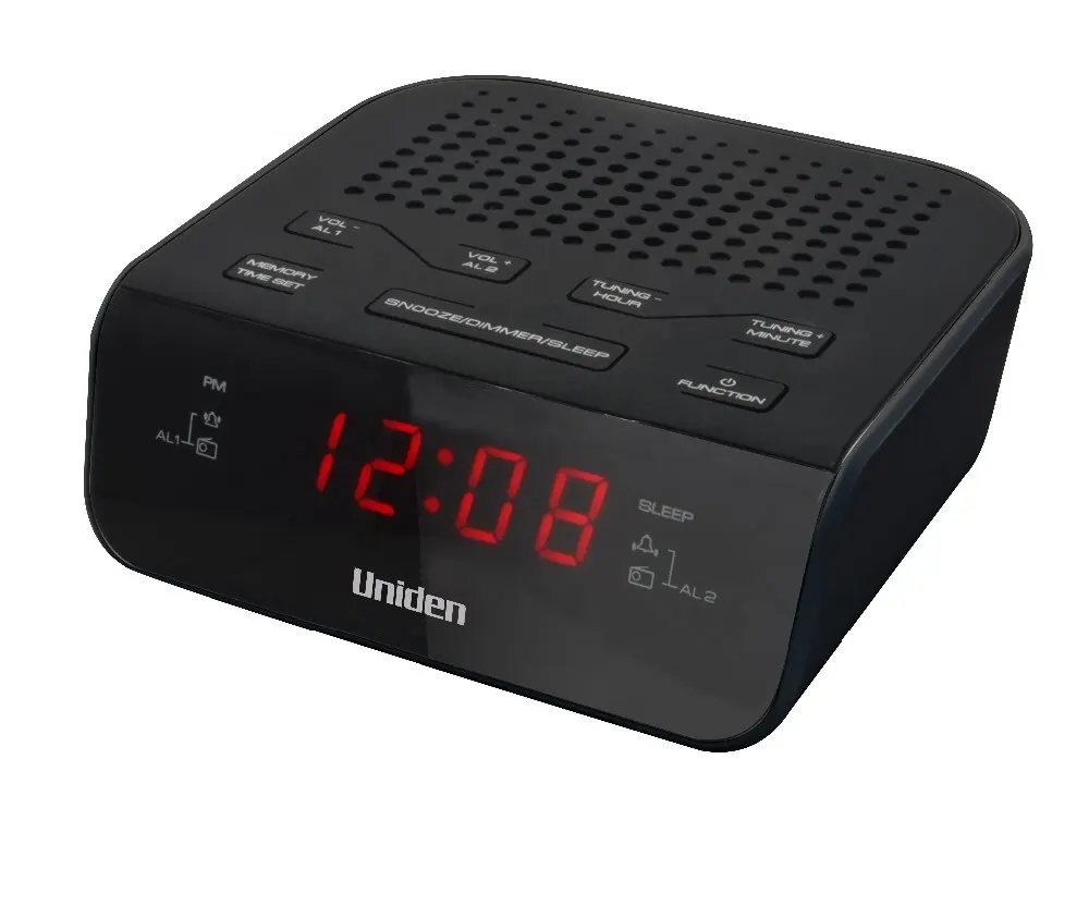 UNIDEN AR1302 0.6 LED ekran Buzzer ve radyo çalar <span class=keywords><strong>saat</strong></span> alarmı