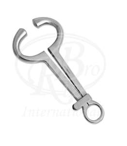 ที่ยึดจมูกวัวสแตนเลสแบบมีที่7.5 "อุปกรณ์สัตวแพทย์ที่ยึดจมูกวัว - Product Image 1