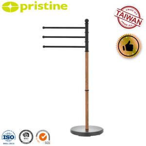 Sèche-serviettes de salle de bain portable à trois niveaux de haute qualité, à utiliser à la maison, en fonte, design moderne, fabricant taïwanais - Product Image 3