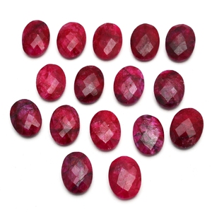 Giá Số Lượng Lớn Nhuộm <span class=keywords><strong>Ruby</strong></span> Oval Mặt Đá Quý - Product Image 3