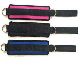 Correas de tobillo de neopreno ajustables con doble anillo en D Estilo deportivo Fitness Gimnasio Ejercicio Equipo de máquina de cable de levantamiento de pesas - Product Image 2