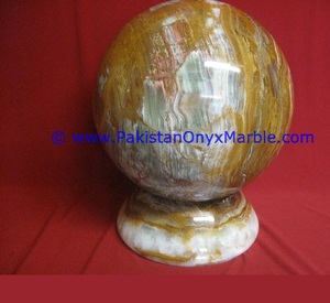 Esfera de Ónix Marrón Pulida de 8 Pulgadas, Decoración para el Hogar, Bola Redonda de Ágata, Mármol, Estilos de Regalo de Sanación y Amor, Artesanías de Piedra - Product Image 4