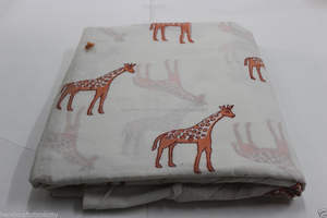 Ligero patrón de cebra bloque de mano impreso tela de algodón rosa Jaipuri niñas vestidos camisas trajes bolsos para niños sofá uso forro - Product Image 3