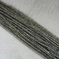 Perles de pierres semi-précieuses naturelles de labradorite bleue facettée micro 3-4mm de qualité supérieure pour la vente en gros - Coszcalt Exports Esoteric