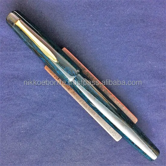 ญี่ปุ่นประณีต Fountain ปากกาเรียกว่า NATSUME ทำจาก Original Blue Ebonite แรงบันดาลใจจากแบบดั้งเดิมชาพิธี