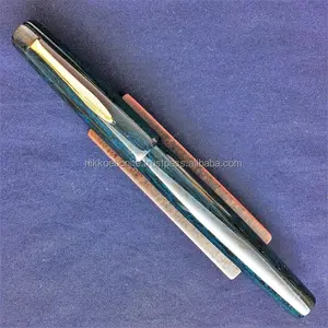 Japanese exquisite fountain pen called NATSUME  made of original blue ebonite inspired by traditional tea ceremony