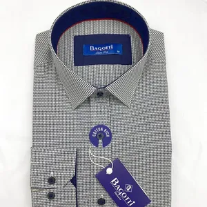 เสื้อเชิ้ตผ้าฝ้ายแขนยาวสำหรับผู้ชาย,ดีไซน์หรูใหม่ล่าสุดขายดีจากโรงงาน - Product Image 1