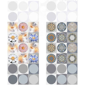 กระเบื้องผนังดิจิตอลเคลือบเซรามิกขนาด250X375มม. คลาสสิกที่ทันสมัยการตกแต่งภายในเนื้อแข็งฉนวนกันความร้อนและต้านเชื้อแบคทีเรียสำหรับอพาร์ทเมนท์ - Product Image 1