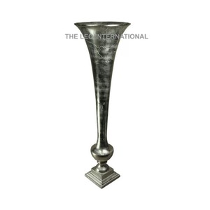 <b>Top</b> Quality Shiny Finished Metal Flower Vase for Home Indoor Decoration Living Room Side Table Usage Metal Flower Pot - Product Image 1