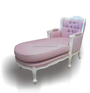 เฟอร์นิเจอร์: เฟอร์นิเจอร์ฝรั่งเศสเก้าอี้เลานจ์สีชมพูสวย - Product Image 2