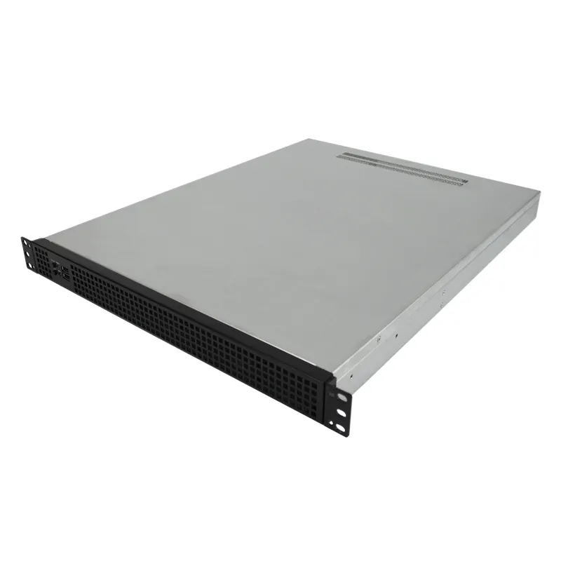 Cloud Computer Rack Server Chassis 1U Panjang Tubuh Industri Komputer