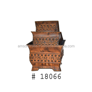 Pots décoratifs de jardin de ferme en métal au design gaufré et jardinière Pots de fleurs et jardinière de jardin - Product Image 1